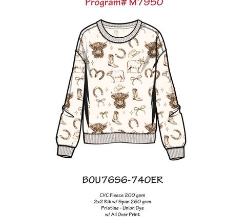 Original reference, style BOU76S6-740ER