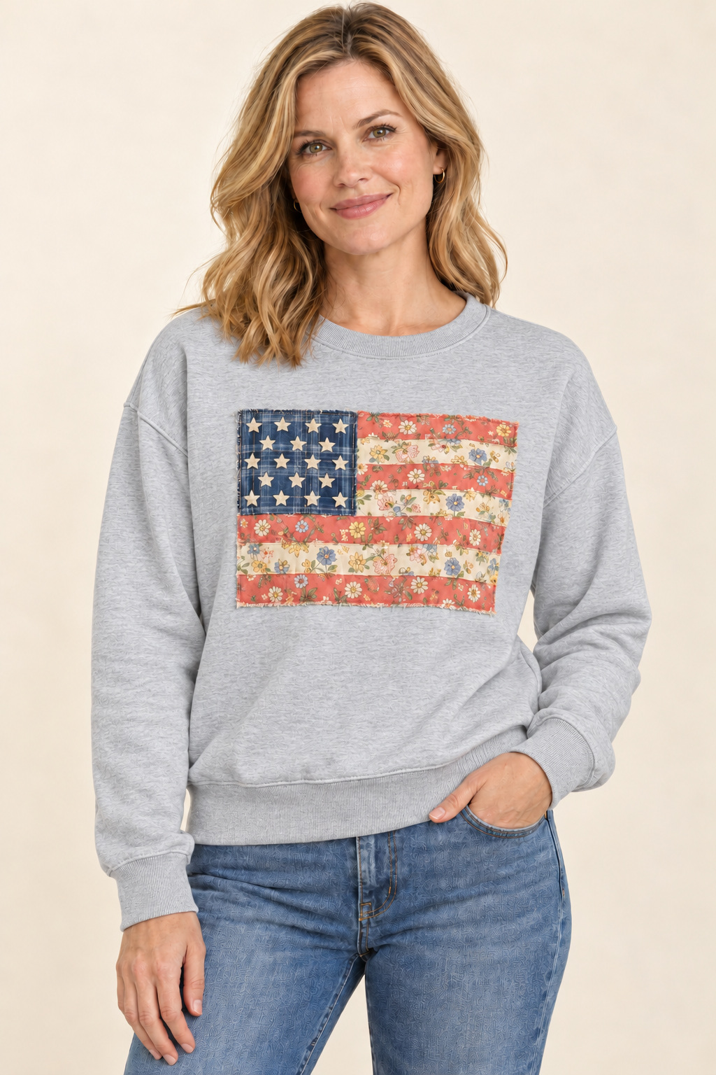 Garden Flag Weekend, Heather Grey: front